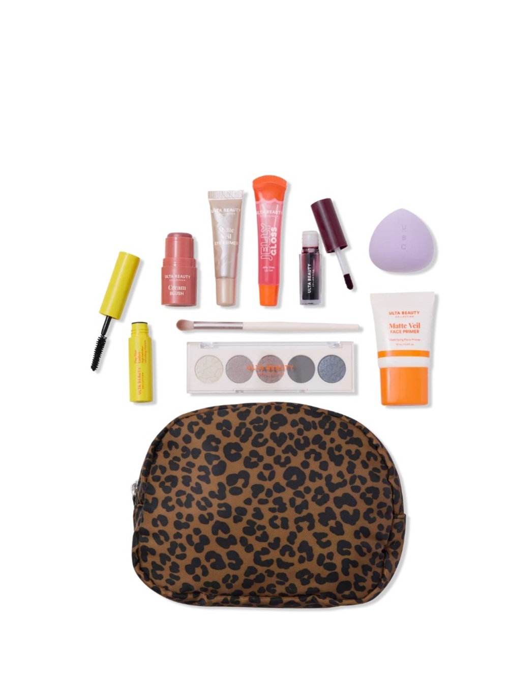 Ulta Beauty Leopard  Makeup Bag